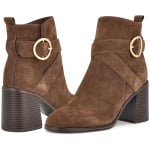 Ботинки Nine West Needyou, цвет Dark Brown Suede - фото