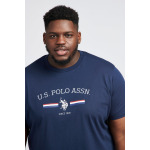 Футболка Rider с полосатым узором U.S. Polo Assn, синий - фото 4