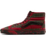 Кеды Vans House of Terror x Sk8-Hi The Nightmare on Elm Street, красный - фото 3