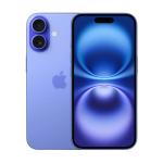 Смартфон Apple iPhone 16, (Dual eSIM), 128 ГБ, Ultramarine - фото