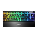 Проводная игровая клавиатура SteelSeries Apex 3, Whisper Quiet Gaming Switch, черный - фото 2