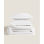 Пододеяльник Zara Home Cotton Percale Duvet, 500 нитей, белый - фото 2