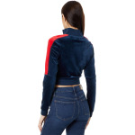 Толстовка Moto Color-Block Track Jacket Juicy Couture, цвет Regal Blue - фото 2