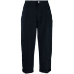 Giorgio Armani cropped tailored trousers, синий - фото