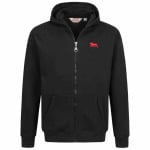 Толстовка Lonsdale Latheron Full Zip, черный - фото