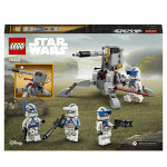 LEGO Star Wars, кубики, Боевой набор — Солдаты-клоны 501-го легиона, 75345 - фото 4