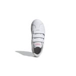 Кроссовки Adidas VL Court 2.0 J 'White Vision Metallic' - фото 5