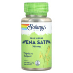 True Herbs, Avena Sativa, 350 мг, 100 растительных капсул (350 мг на капсулу) Solaray - фото