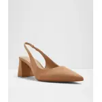 Женские кожаные туфли с острым носком Aldo, цвет Camel - фото 5