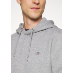 Толстовка SHIELD HOODIE GANT, серый меланж - фото 5