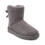 Женские ботинки UGG Mini Bailey Bow II, серый - фото 6