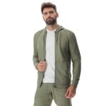 Толстовка UYN Run Fit Full Zip Full Zip, зеленый - фото 3