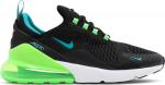 Nike air force 270 black and green hotsell