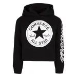 Толстовка Converse с капюшоном "CHUCK PATCH CROPPED HOODIE - для детей", черный - фото 21