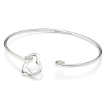 Браслет Tiffany & Co. Elsa Peretti Open Heart, серебро - фото 4