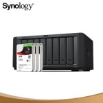 Сетевое хранилище Synology DS1821+ с 8 отсеками и тремя жесткими дисками Seagate IronWolf Pro ST12000NE0008 12 ТБ - фото