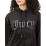 Худи Juicy Couture, Velour Hoodie Embellish - фото 3