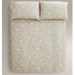 Пододеяльник Zara Home Floral Print, бежевый - фото