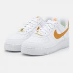 Nike air force 2025 one white and gold