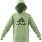 Толстовка Adidas Sportswear с капюшоном "BIG LOGO ESSENTIALS COTTON HOODIE", зеленый - фото 9