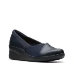 Слипоны Suttyn Walk Wedge Slip-On Clarks, темно-синий - фото