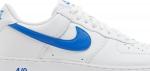 Air force 1 royal blue and white hot sale