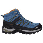 Походная обувь Cmp Rigel Mid Trekking Shoes Waterproof, цвет Bluestone/Rubber - фото