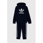 Детский спортивный костюм adidas Originals HOODIE SET, темно-синий - фото