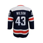 Джерси Big Boys Tom Wilson Navy Washington Capitals 2020/21 запасного игрока премьер-министра Outerstuff - фото 4