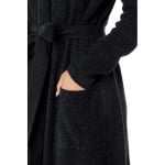 Халат Barefoot Dreams CozyChic Lite Ribbed Robe, черный - фото 3