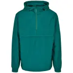 Анорак URBAN CLASSICS " Urban Classics Men's Basic Pullover Jacket" (1 шт.), с капюшоном, зеленый - фото