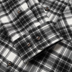 Рубашка Off-White Check Arrow Flannel Shirt 'Black/White', черный - фото 2