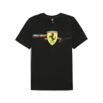 Футболка PUMA "Мужская футболка Scuderia Ferrari Race Big Shield", черный - фото