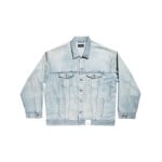 Balenciaga oversized denim jacket, синий - фото