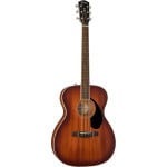 Fender PO-220E Orchestra Acoustic-Electric Aged Cognac Burst с жестким футляром - фото 2