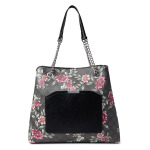 Сумка Nine West Canbury Carryall, черный/розовый - фото