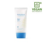 Welcos Sun Block Day Cream Essence Facial Spf Органический увлажняющий крем для лица 1,76 жидких унций, Frudia - фото 3