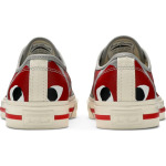 Кроссовки Converse Comme des Garçons PLAY x Jack Purcell Drizzle Red, серый - фото 6