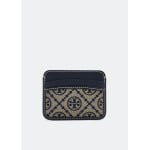 Картхолдер TORY BURCH T Monogram card case, синий - фото 3