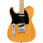 Fender American Professional II Telecaster для левшей ириски светло-желтого цвета с кленовой накладкой на гриф American Professional II Telecaster Left-handed - фото