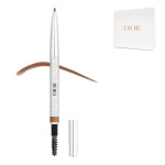 Dior Diorshow Brow Styler Карандаш для бровей водостойкий с ультратонким выдвижным кончиком, 0,003 унции, 02 каштана - фото