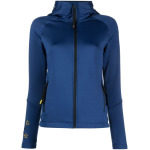 Rossignol logo-print zipped hoodie, синий - фото