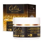 Крем для лица дневной и ночной 70+, 50 мл Celia, De Luxe Gold 24k - фото