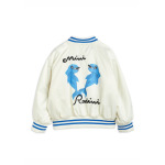 Куртки-бомберы DOLPHINS BASEBALL JACKET UNISEX Mini Rodini, белый - фото 3