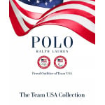 Хлопковое платье-футболка и шаровары для маленьких девочек Team USA Polo Ralph Lauren, синий - фото 2