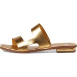 Сандалии Franco Sarto Emily Open Toe Flat Sandal, золотой - фото 4