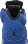 Air jordan 5 retro blue suede on sale