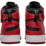 Кроссовки Air Jordan 1 High FlyEase GS Black Gym Red, черный - фото 6