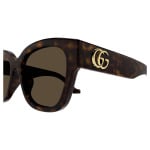 Солнцезащитные очки Gucci GG1550SK, цвет tartaruga - фото 4