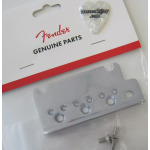 Пластина для бриджа Fender American Standard Stratocaster 1986-2007 США 0026097049 American Standard Stratocaster Bridge Plate  002-6097-049 0026097000 002-6097-000 - фото 3